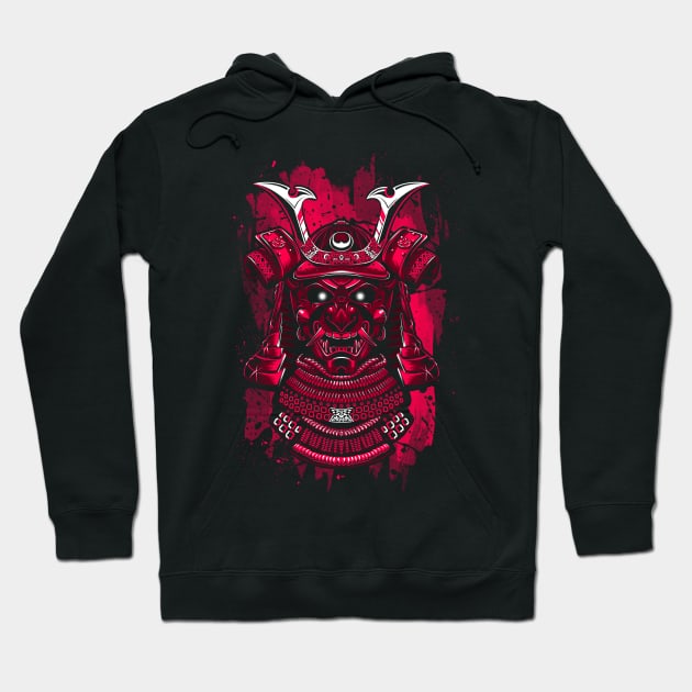 Demon Samurai Hoodie by albertocubatas